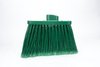 A Picture of product CFS-36867EC09 Sparta Duo-Sweep Flagged Color-Coded Angle Brooms, Head Only. Green. 12 each/case.