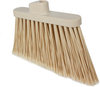 A Picture of product CFS-36867EC25 Sparta Duo-Sweep Flagged Color-Coded Angle Brooms, Head Only. Tan. 12 each/case.