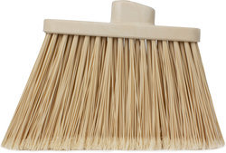 Sparta Duo-Sweep Flagged Color-Coded Angle Brooms, Head Only. Tan. 12 each/case.