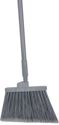 Sparta Duo-Sweep® Angle Brooms, Flagged Bristle with Handle. 56 in. Gray. 12 each/case.