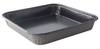 A Picture of product SLT-13158 Square Rolled Rim Tray, 8" x 8" Square Tray - Black PET Coated Paperboard, 240/Case