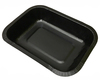 A Picture of product SLT-413450300 Rectangle Tray, 6.7" x 5" x 1.44" Black PET Coated Paperboard, 300/Case