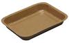 A Picture of product SLT-91136 Rectangle Tray, 8.3" x 6" x 1" Entrée Tray - Kraft PET Laminated Paperboard, 360/Case