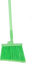 Sparta Duo-Sweep® Angle Brooms, Flagged Bristle with Handle. 56 in. Lime. 12 each/case.
