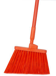 Sparta Duo-Sweep® Angle Brooms, Unflagged Bristle with Handle. 56 in. Orange. 12 each/case.