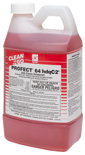 Profect® 64 hdqC2®. 2 L. Red. Refreshing Herbal scent. 4 bottles/case.