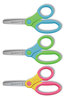 A Picture of product ACM-14596 Westcott® Ultra Soft Handle Scissors with Antimicrobial Protection w/Antimicrobial Rounded Tip, 5" Long, 2" Cut Length, Randomly Assorted Straight