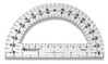 A Picture of product ACM-11200 Westcott® 180 Degree Protractor Plastic, 6" Ruler Edge/180 Clear