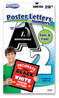 A Picture of product ASK-PA1442 ArtSkills® Black and White Poster Letters Numbers 10"h, 310/Pack