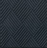 A Picture of product 968-660 Waterhog™ Diamond Fashion Border Entrance-Scraper/Wiper-Indoor/Outdoor Floor Mat. 4 X 10 ft. Charcoal.