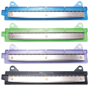 McGill™ Trident Binder Punch 6-Sheet Three-Hole, 1/4" Holes, Assorted Colors