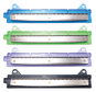 A Picture of product AVT-MCG600AS McGill™ Trident Binder Punch 6-Sheet Three-Hole, 1/4" Holes, Assorted Colors