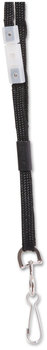 SICURIX® Safety Breakaway Lanyard Metal Hook Fastener, 36" Long, Black
