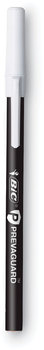 BIC® PrevaGuard™ Round Stic Pen, Stick, Medium 1 mm, Black Ink, Barrel, 60/Pack