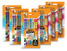 A Picture of product BIC-MPCE144EBLK BIC® Xtra-Smooth Bright Edition Mechanical Pencils 0.7 mm, HB (#2), Black Lead, Assorted Barrel Colors, 24/Pack, 6 Packs/Carton