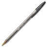 A Picture of product BIC-MSBP241BLK BIC® Cristal® Xtra Bold Ballpoint Pen Stick, 1.6 mm, Black Ink, Clear Barrel, 24/Pack