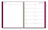 A Picture of product BLS-117889 Blue Sky® Gili Weekly/Monthly Planner Jewel Tone Artwork, 11 x 8.5, Plum Cover, 12-Month (Jan to Dec): 2024