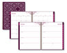 A Picture of product BLS-117889 Blue Sky® Gili Weekly/Monthly Planner Jewel Tone Artwork, 11 x 8.5, Plum Cover, 12-Month (Jan to Dec): 2024