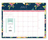 A Picture of product BLS-107934 Blue Sky® Day Designer Peyton Academic Year Wall Calendar Floral Artwork, 15 x 12, White/Navy Sheets, 12-Month (July to June): 2023 2024