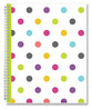 A Picture of product BLS-100330 Blue Sky® Teacher Dots Academic Year Create-Your-Own Cover Weekly/Monthly Lesson Planner 11 x 8.5, 12-Month (July to June): 2023 2024