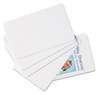 A Picture of product BAU-80300 SICURIX® Blank ID Card 2 1/8 x 3 3/8, White, 100/Pack