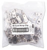 A Picture of product BAU-68010 SICURIX® ID Strap Clips 0.38" x 2.75", Clear, 25/Pack