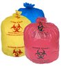 A Picture of product 860-452 Hospital Isolation Bags/Can Liners. 17 mic. 33 gal. 33 X 40 in. Blue. 250/case. Replaces 860-448.