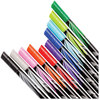 A Picture of product BIC-FPINFAP10A BIC® Intensity® Marker Pen Porous Point Stick, Extra-Fine 0.4 mm, Assorted Ink and Barrel Colors, 10/Pack