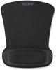 A Picture of product BLK-F8E262BLK Belkin® WaveRest® Gel Mouse Pad with Wrist Rest, 9.3 x 11.9, Black