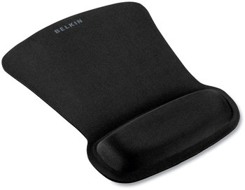Belkin® WaveRest® Gel Mouse Pad with Wrist Rest, 9.3 x 11.9, Black