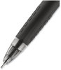 A Picture of product UBC-1736097 uniball® Signo 207™ Needle Point Retractable Gel Pen Medium 0.7 mm, Black Ink, Clear/Black Barrel, Dozen