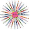 A Picture of product UBC-1739929 uniball® Signo 207™ Retractable Gel Pen Medium 0.7 mm, Assorted Ink and Barrel Colors, 8/Pack