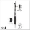 A Picture of product UBC-1756584 uniball® Signo 207™ Retractable Gel Pen Medium 0.7 mm, Black Ink, Clear/Black Barrel, 8/Pack