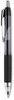 A Picture of product UBC-1756584 uniball® Signo 207™ Retractable Gel Pen Medium 0.7 mm, Black Ink, Clear/Black Barrel, 8/Pack