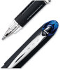 A Picture of product UBC-33922 uniball® Jetstream™ Stick Pen Hybrid Gel Bold 1 mm, Blue Ink, Black/Silver/Blue Barrel