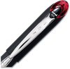 A Picture of product UBC-33923 uniball® Jetstream™ Stick Pen Hybrid Gel Bold 1 mm, Red Ink, Black/Silver/Red Barrel