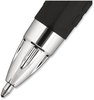 A Picture of product UBC-1790895 uniball® Signo 207™ Retractable Gel Pen Bold 1 mm, Black Ink, Smoke/Black Barrel, Dozen