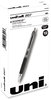 A Picture of product UBC-1790895 uniball® Signo 207™ Retractable Gel Pen Bold 1 mm, Black Ink, Smoke/Black Barrel, Dozen