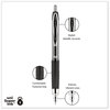 A Picture of product UBC-33960PP uniball® Signo 207™ Retractable Gel Pen Medium 0.7 mm, Black Ink, Smoke/Black Barrel, 4/Pack