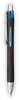 A Picture of product UBC-1858845 uniball® Jetstream™ Retractable Ballpoint Pen Hybrid Gel 1 mm, Blue-Infused Black Ink, Black/Blue/Silver Barrel