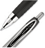 A Picture of product UBC-33960PP uniball® Signo 207™ Retractable Gel Pen Medium 0.7 mm, Black Ink, Smoke/Black Barrel, 4/Pack