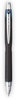 A Picture of product UBC-1858845 uniball® Jetstream™ Retractable Ballpoint Pen Hybrid Gel 1 mm, Blue-Infused Black Ink, Black/Blue/Silver Barrel