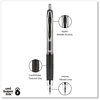 A Picture of product UBC-40110 uniball® Signo 207™ Retractable Gel Pen Medium 0.7 mm, Assorted Ink and Barrel Colors, 8/Pack