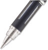 A Picture of product UBC-40173 uniball® Jetstream™ Stick Pen Hybrid Gel Fine 0.7 mm, Black Ink, Black/Silver Barrel