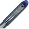 A Picture of product UBC-40174 uniball® Jetstream™ Stick Pen Hybrid Gel Fine 0.7 mm, Blue Ink, Blue/Silver Barrel