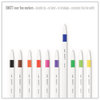 A Picture of product UBC-24839 uniball® EMOTT ever fine Porous Point Pens Pen, Stick, Fine 0.4 mm, Assorted Ink Colors, White Barrel, 40/Pack