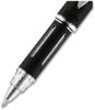 A Picture of product UBC-33921 uniball® Jetstream™ Stick Pen Hybrid Gel Bold 1 mm, Black Ink, Black/Silver Barrel