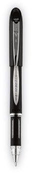 uniball® Jetstream™ Stick Pen Hybrid Gel Bold 1 mm, Black Ink, Black/Silver Barrel