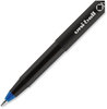 A Picture of product UBC-60041 uniball® ONYX® Rollerball Pen Roller Ball Stick, Extra-Fine 0.5 mm, Blue Ink, Black/Blue Barrel, Dozen