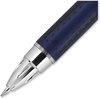 A Picture of product UBC-62153 uniball® Jetstream™ Retractable Ballpoint Pen Hybrid Gel Fine 0.7 mm, Blue Ink, Blue/Silver Barrel